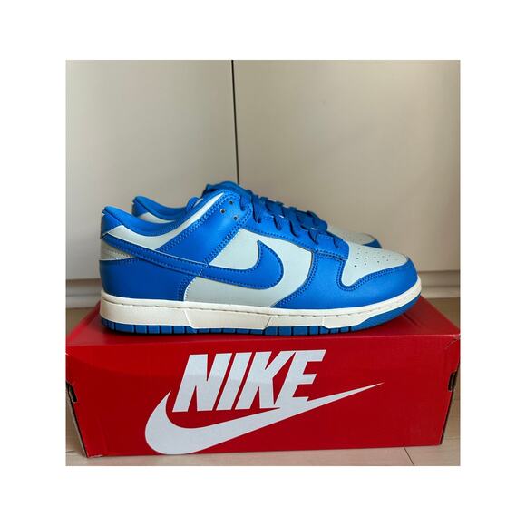 Nike Dunk Low "Detroit Lions" Sneakers Size 10.5 HF5441002 NEW - Picture 1 of 8